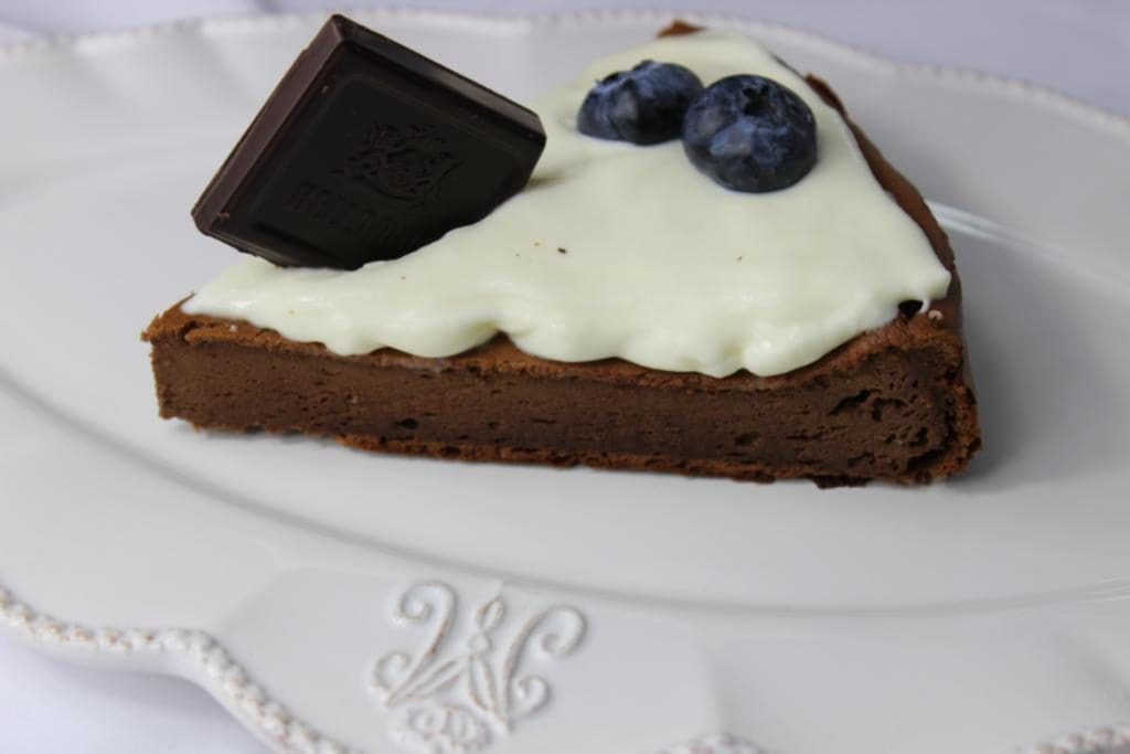 tvarohový koláč s čokoládou